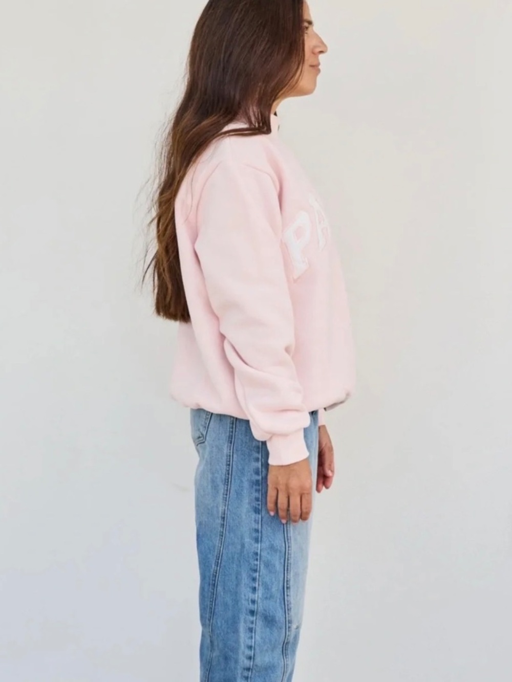 PARKE - Varsity Mockneck - Rose L/XL - Picture 2 of 6